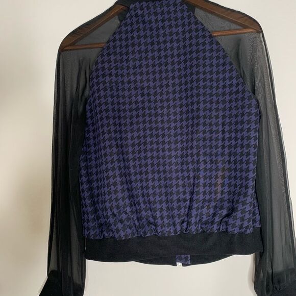 H&M Black and Purple Bomber Jacket - Picture 5 of 6